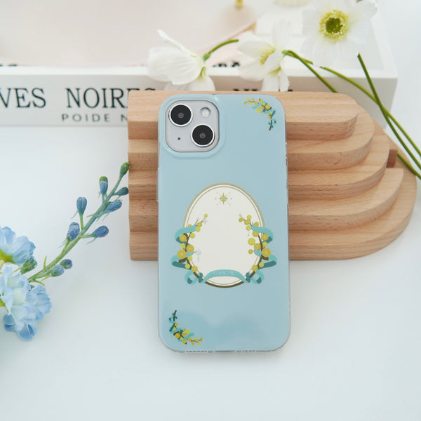"Elegance Frame" Spring Arrival Mimosa Mirror Smartphone Case