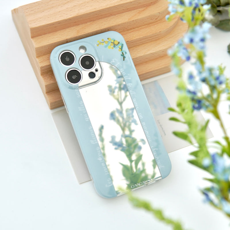 "Subtle Happiness" Spring Arrival Mimosa Mirror Smartphone Case