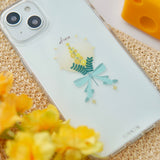 "Bouquet of Gratitude" Spring Arrival Mimosa Clear Smartphone Case