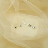 "Daily Feminine" S925 Earrings 5-piece set