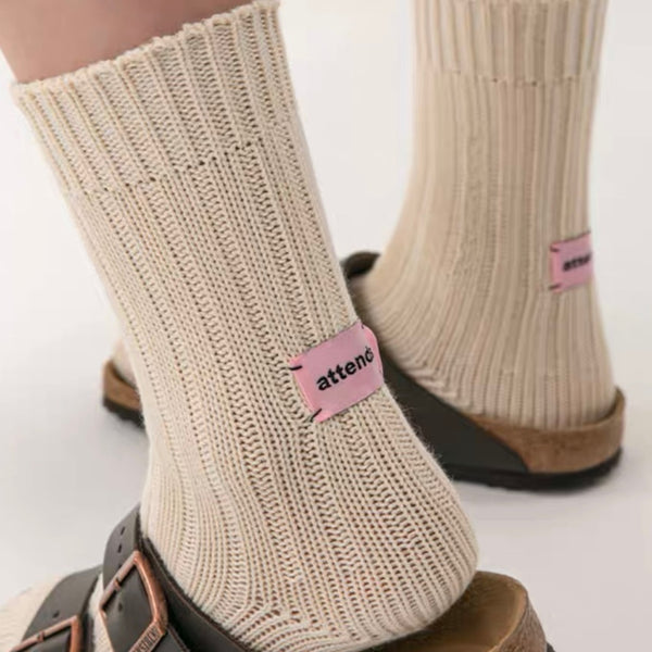 "Back Label" socks