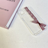 "Add a ribbon to your everyday life" ribbon print smartphone case