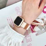 GAACAL Original New Color "Perfect Line" Magnetic PU Leather Apple Watch Band