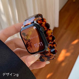 "Circling Marble" Plastic Apple Watch Band 