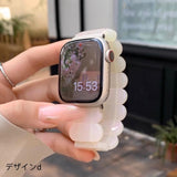 "Circling Marble" Plastic Apple Watch Band 