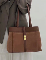 "Warm Leather" Cowhide Tote Bag