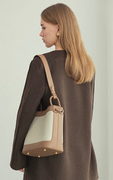 "Usual Leather" Cowhide Shoulder Bag