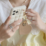 "Tablet Heart" Smartphone case with heart charm