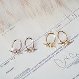 "Enmusubi" knot motif earrings 