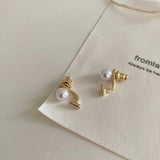 "Floating Pearl" Freshwater Pearl Earrings