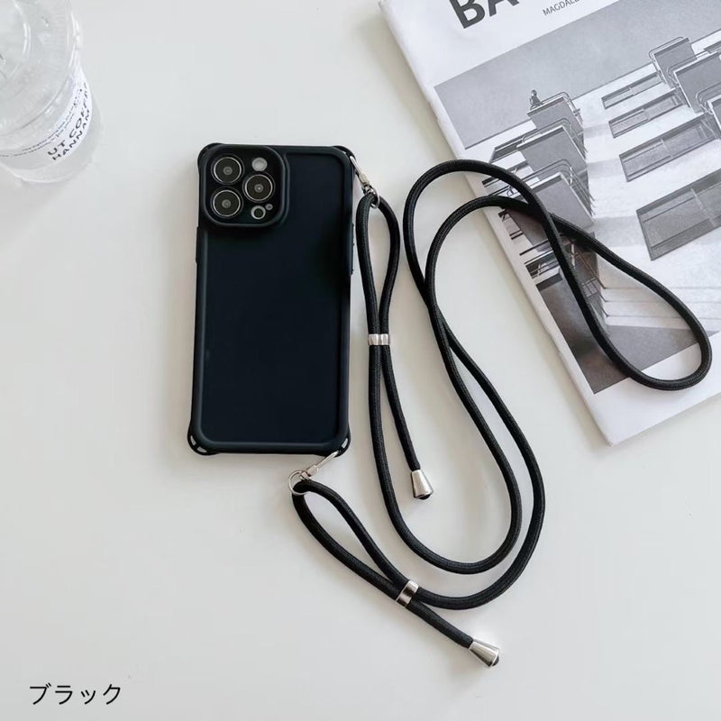 [In stock now] "Simple Five" silicone smartphone shoulder case