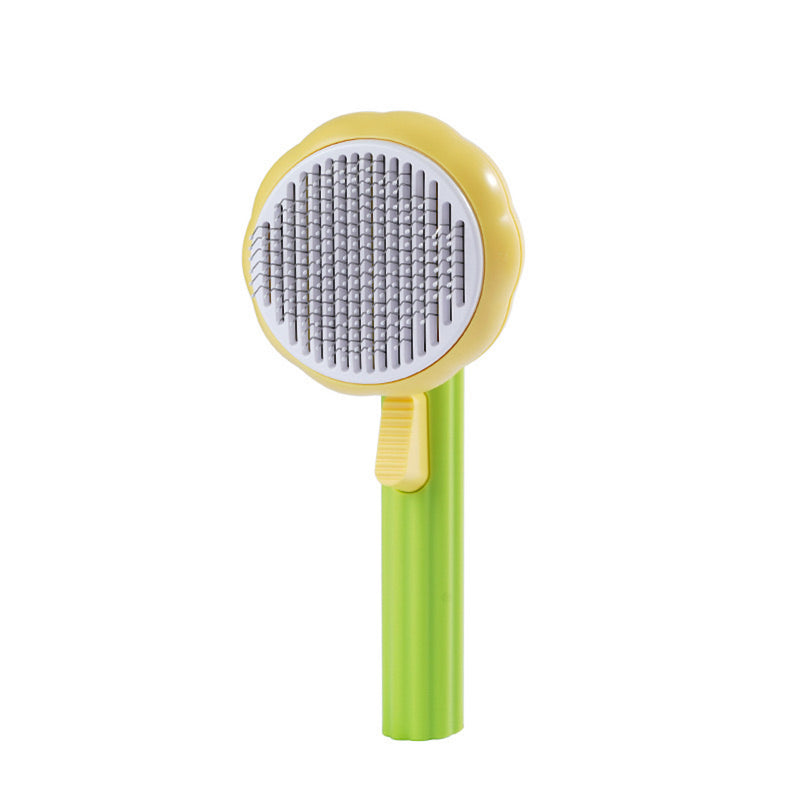 "Always clean" pet brush