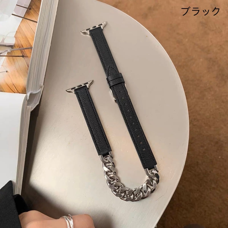 "Double Happiness" Mixed Material Apple Watch Band 