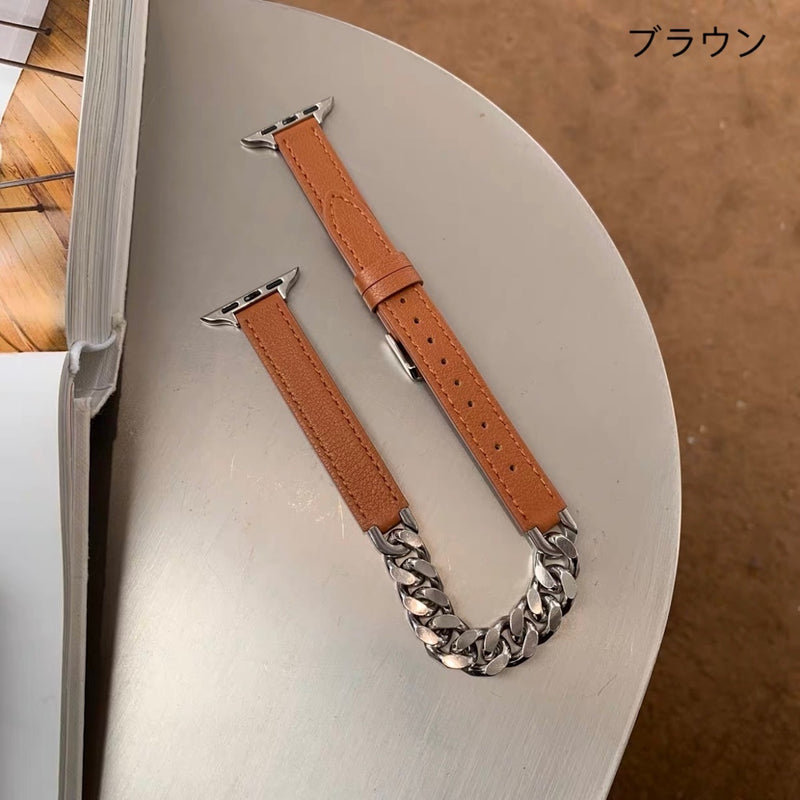 "Double Happiness" Mixed Material Apple Watch Band 