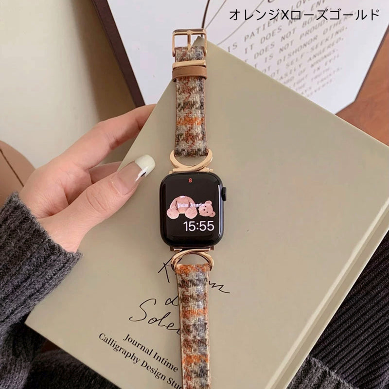 "Special winter specification" wool Apple Watch band 