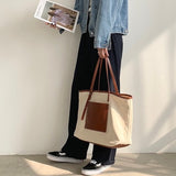 "Just like me" Large capacity canvas bag