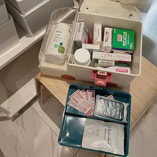 "Safety Box" Ambulance-style First Aid Kit