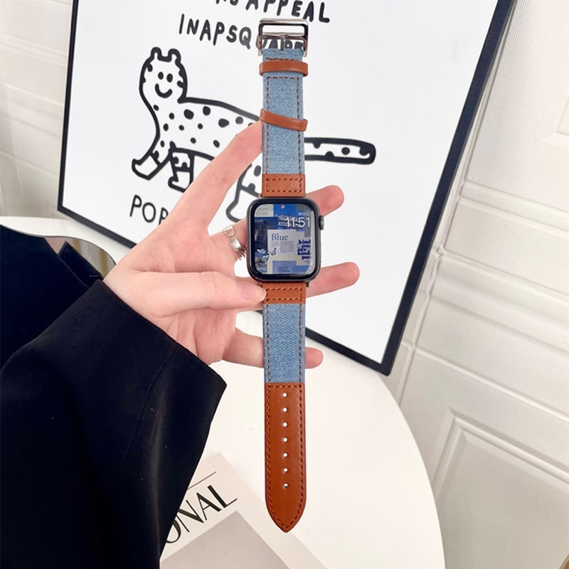 "Mixed Chic" Genuine Leather Apple Watch Band 