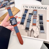 "Mixed Chic" Genuine Leather Apple Watch Band 