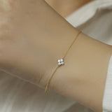 "Subtle Happiness" Clover Bracelet