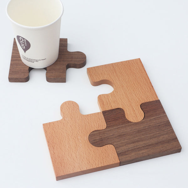 "My Piece" Jigsaw Wood Coaster