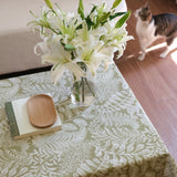 "Quiet Accent" Botanical Tablecloth