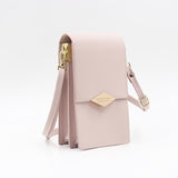 "Refined Pochette" PU Leather Shoulder Bag