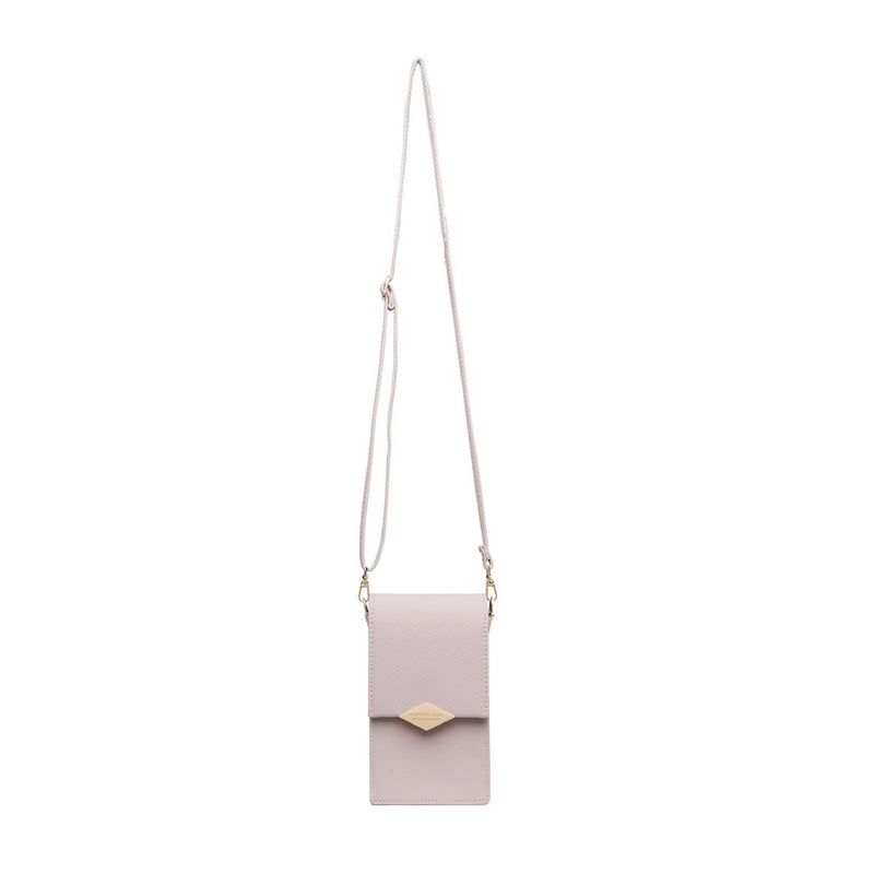 "Refined Pochette" PU Leather Shoulder Bag