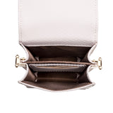 "Refined Pochette" PU Leather Shoulder Bag