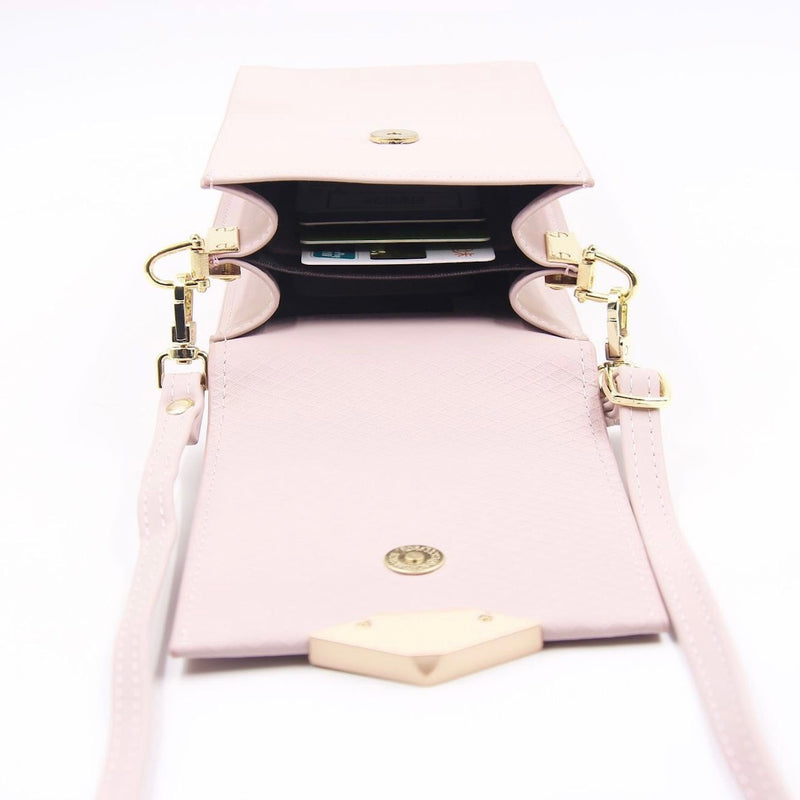 "Refined Pochette" PU Leather Shoulder Bag