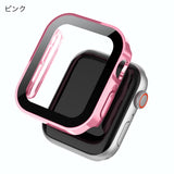 "Right-angle frame" tempered glass integrated full-body protective Apple Watch case