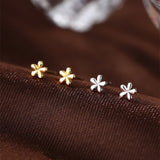 "Bloom in the Morning" Small Flower Petite Earrings