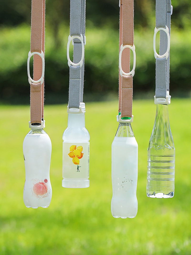 "Shake the bottle" plastic bottle holder