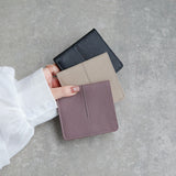 "Just the right size for your palm" PU leather mini wallet