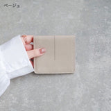 "Just the right size for your palm" PU leather mini wallet