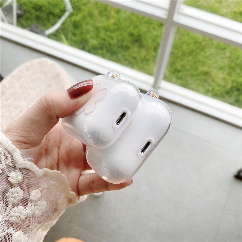 "Light Pink Flower" AirPods Case