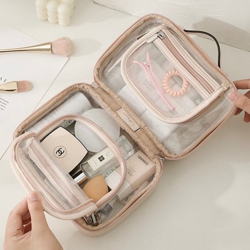 "Transparent" cosmetic pouch