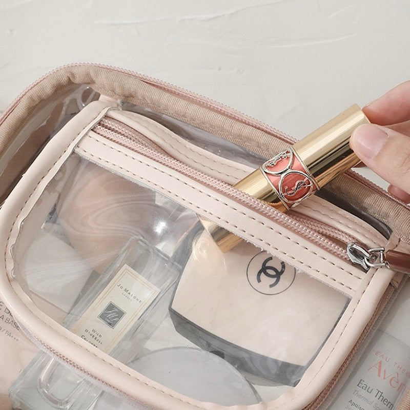 "Transparent" cosmetic pouch