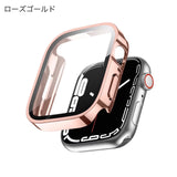 "Right-angle frame" tempered glass integrated full-body protective Apple Watch case