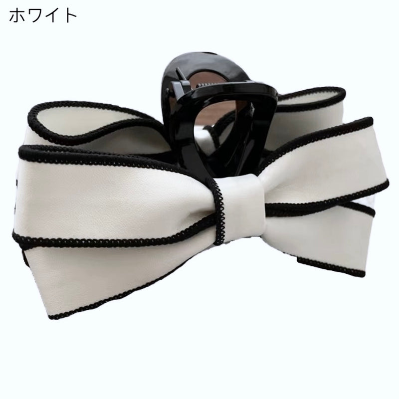 "Clasp ribbon" ribbon-shaped hair clip