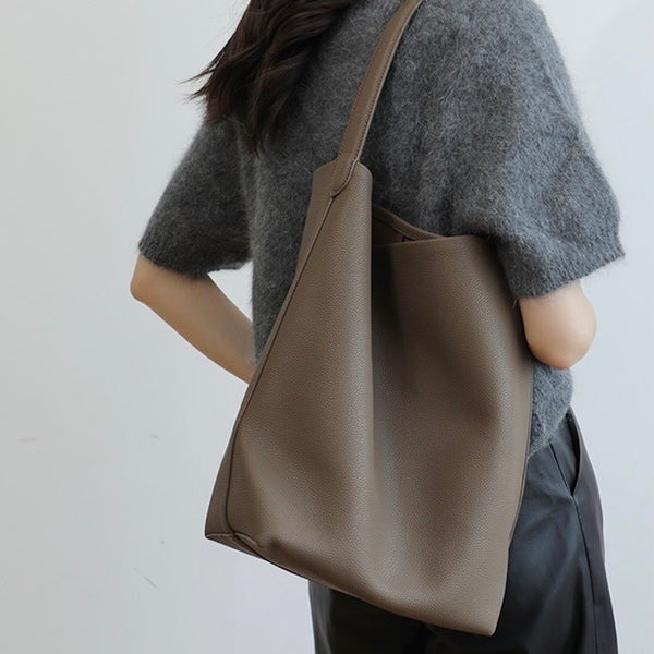 "Ahead of the Trend" Cowhide Bucket Bag