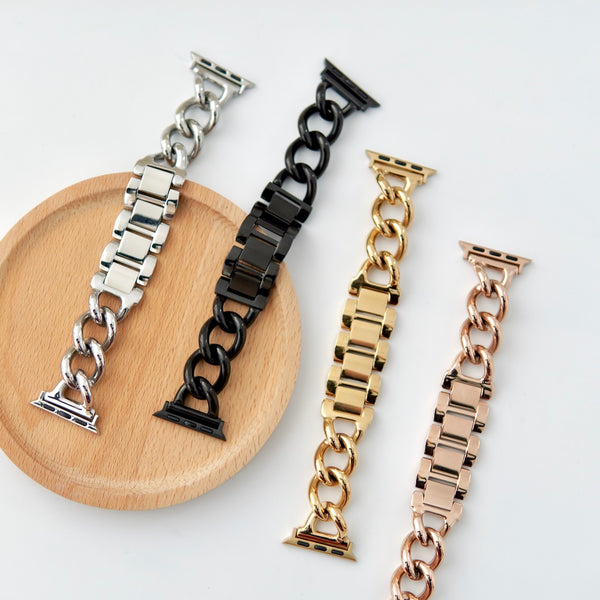 "Stable Shine" Stainless Steel Apple Watch Band 