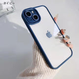 「惹かれるレンズ」レンズアクセントTPUケース - gaacal gaacal ネイビー / iPhone 13 gaacal スマホケース 「惹かれるレンズ」レンズアクセントTPUケース