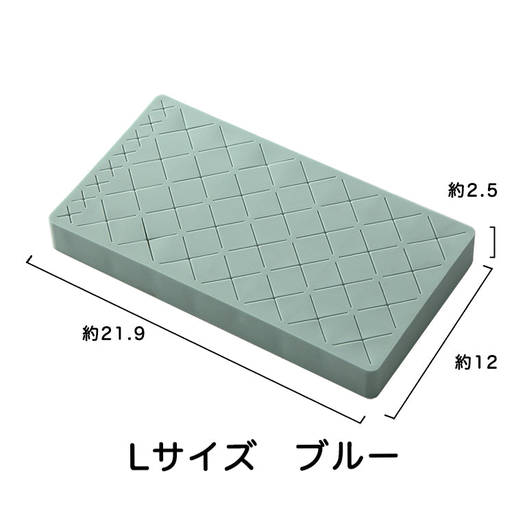 「おうちブティック」シリコンコスメスタンド - gaacal gaacal ブルー / Lサイズ gaacal 雑貨 「おうちブティック」シリコンコスメスタンド