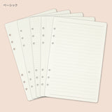 "Adult Note" Loose Leaf Notebook Refill A5 Monthly &amp; Weekly Basic