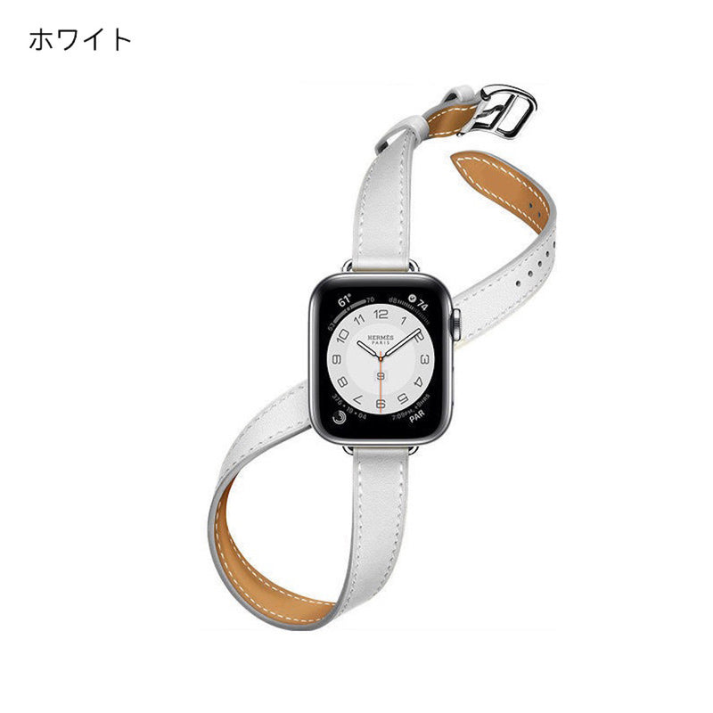 "With a new feeling" double-wrap Apple Watch band 