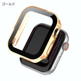 "Right-angle frame" tempered glass integrated full-body protective Apple Watch case